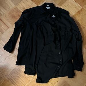 Set of 2 Black Carhartt Black Button Down Shirts